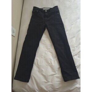 R GSTR Jeans Boys 10  Black Denim Skinny Stretch Casual School G Star Raw